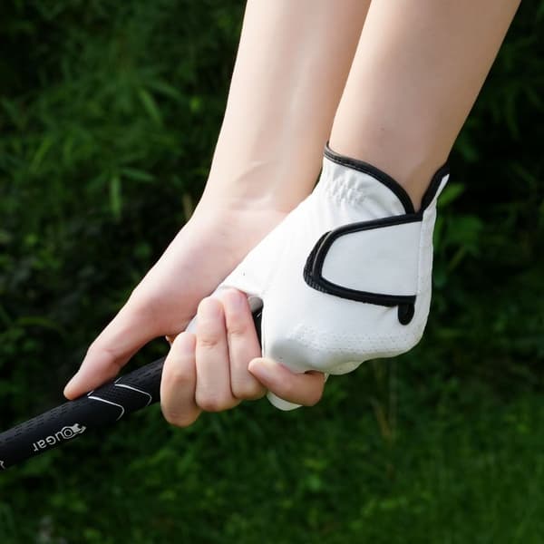 Golfhandskar, lätta PU- och syntetläderhandskar, andningsbara sporthandskar för utomhusbruk*PU-version (två händer)*Nr 24 No. 24 PU version (two hands)