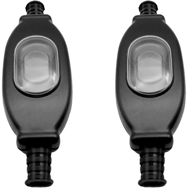 2-pack strömkabelbrytare, 250V vattentät brytare, IP65 dammtät och vattentät brytare, lämplig för belysningsarmaturer{f2}