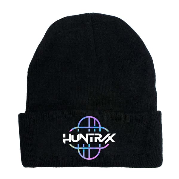 KPOP DEMON HUNTER stickad mössa med lockigt ulltryck, tryckt beanie, utomhus kall mössa vuxen Blå-7{F2} Blue-7 One size