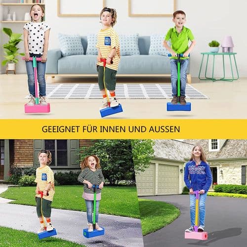 Hoppstylta för barn - Födelsedagspresent & Utomhuslek - Pedagogisk leksak{hw}