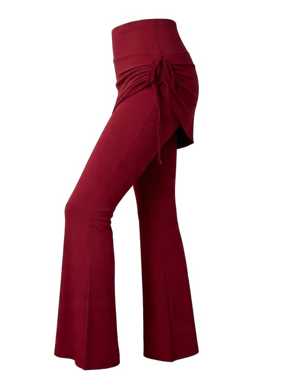 Dame Plus Size Atletisk Afslappet Yogabukser Nederdel - 2 stk. Tilfældig Farve Random 1XL