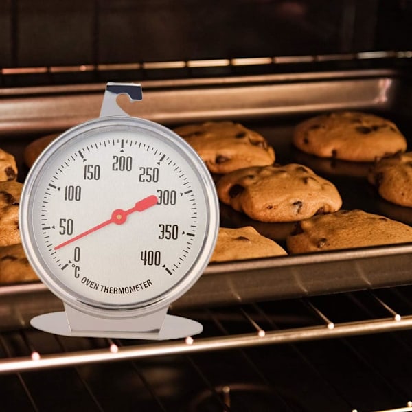 Ugnstermometer Temperaturmätare Direktavläsningstermometer Rostfri Sond Håll Urtavla Stor Kaliber Baktillbehör för Kök{EE}