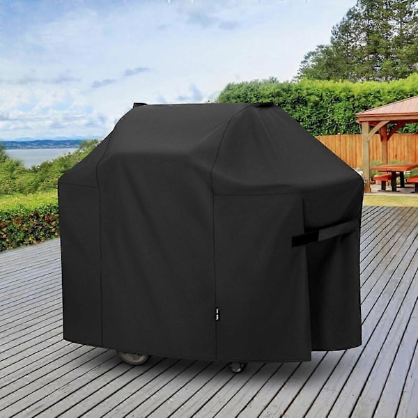 Grillovertræk 57 tommer til Weber Genesis II, Genesis II LX 300-serien og Genesis 300-serien gasgrill, kraftigt vandtæt grillovertræk