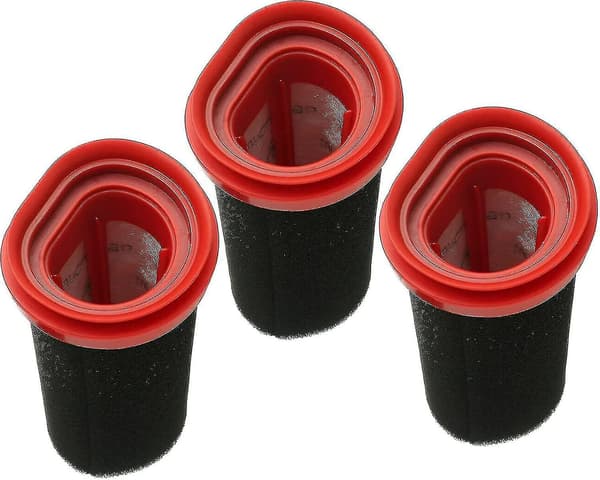3-pakning 25.2v/21.6v filter for Bosch Flexxo serie 4 trådløs støvsuger Bbh32101 etc, erstatning{f2}