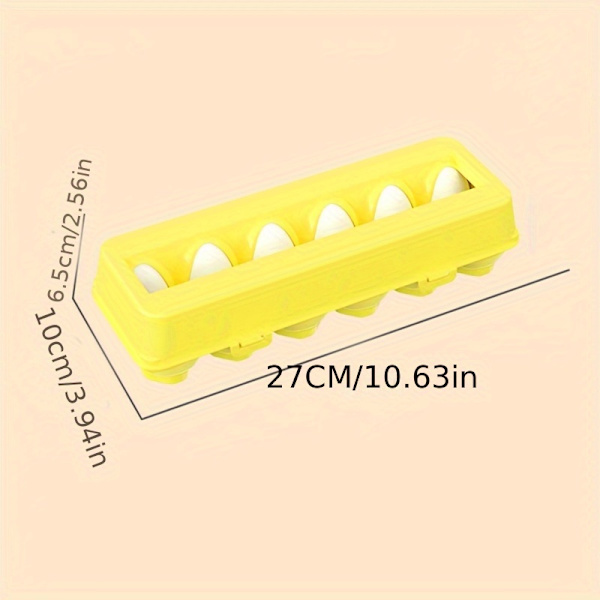 12 stk. matchende æg farve- og formsorteringspuslespil Storage Box + 12pcs