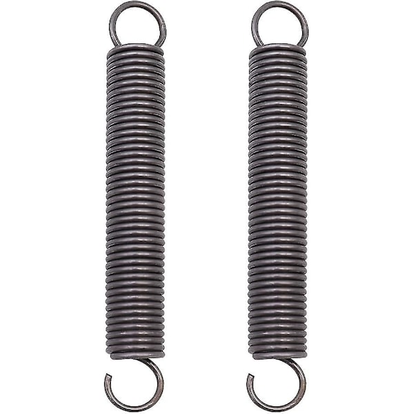 2 stk. Fjederstål Udvidet Komprimeret Fjeder Dobbelte Krogfjedre - 2x18x150mm