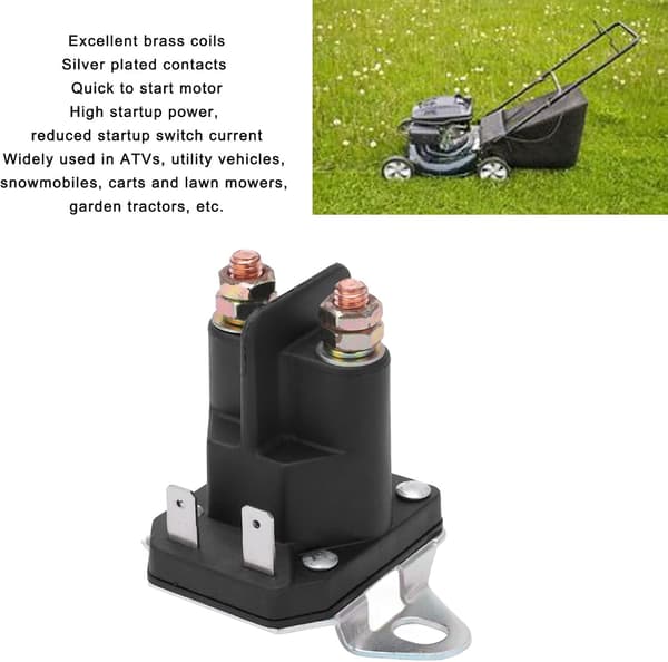 Startmagnetventil för gräsklippare 12V Startrelä för gräsklippare Passar till Kohler MTD CC1023