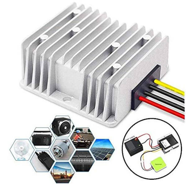 2026 Vanntett DC 12V/24V til 56V 3A Boost-omformer Bilstrømtransformator 12/24V boost 56V 3A
