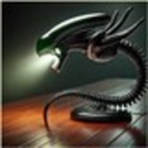 Ny ALIEN LAMPA Alien biologisk lamphållare sovrum heminredningslampa harts ornament{f428}