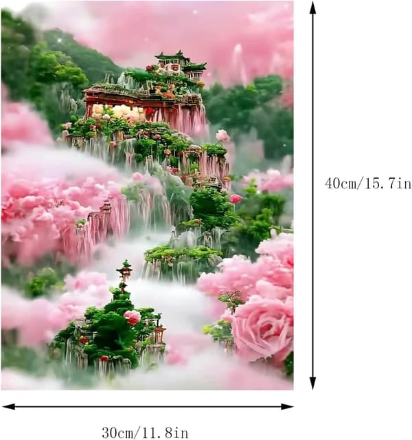 (Tiangongque 30x40 cm) DIY diamantkunstsett, 5D diamantmaleri c{hw}