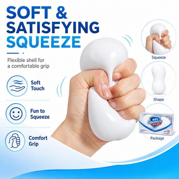 Krämig Smör Squishy Pinne ASMR Långsamt Stigande Pärlfylld Kläm Skrivbordsdekoration Presenter för Vuxna (Tvål){f2} Soap