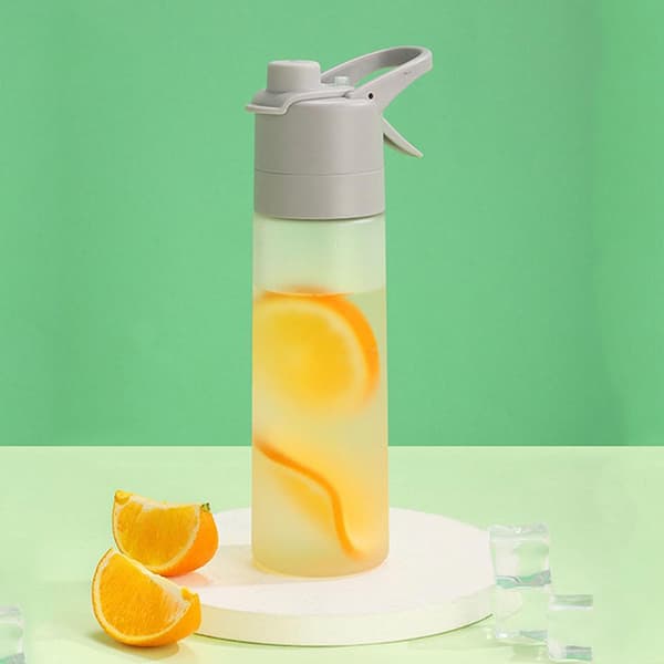 650ml Vattenflaska med Spray för Barn Flickor Stor Kapacitet{f2} grey 650ml