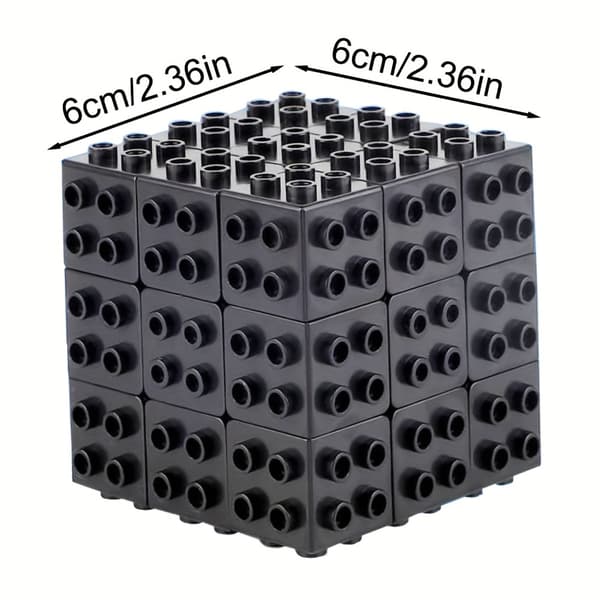 3X3X3 Byggeklods Puslespil Cube, Adskillelig Professionel Cube, Pædagogisk Legetøjsgave til Cube-entusiaster. 1pc