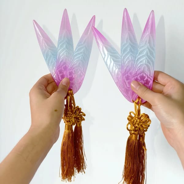 Dart Boomerang Cosplay Kostymesett for Kvinner - Halloween Festtilbehør for Voksne Jenter Patterned 6 pcs