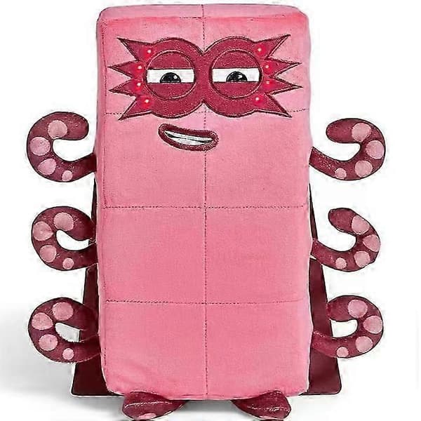 hand2mind Numberblocks Plyslegetøj Pink Bug Karakter 28cm Matematik Læring Pædagogisk Udstoppede Dyr