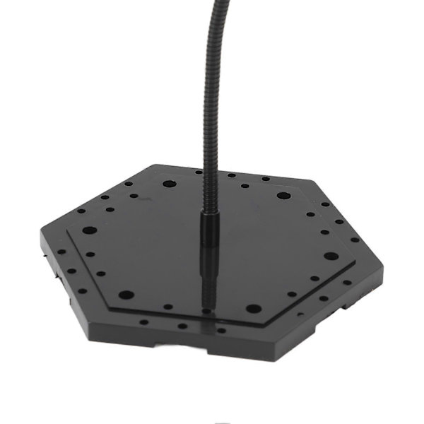 Actionfigur Stand ABS Rustfrit Stål Stabil Actionfigur Display Holder til 6-tommer Dukke Sort