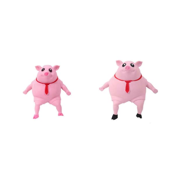 Sød lyserød gris Squishy klemmelegetøj Stressaflastning til børn og voksne