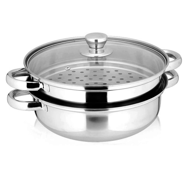 Stainless Steel Steamer Pot With Lid Double Boiler