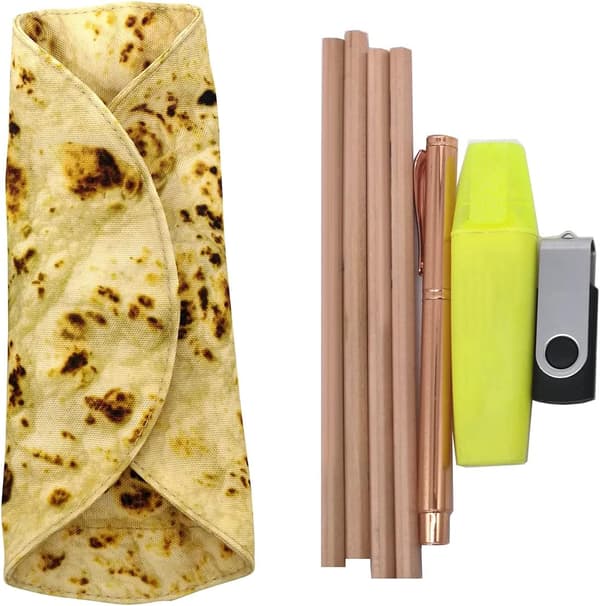 Penneetui Sjov Burrito Rulle Etui Imitation Pandekage Pizza{f2}