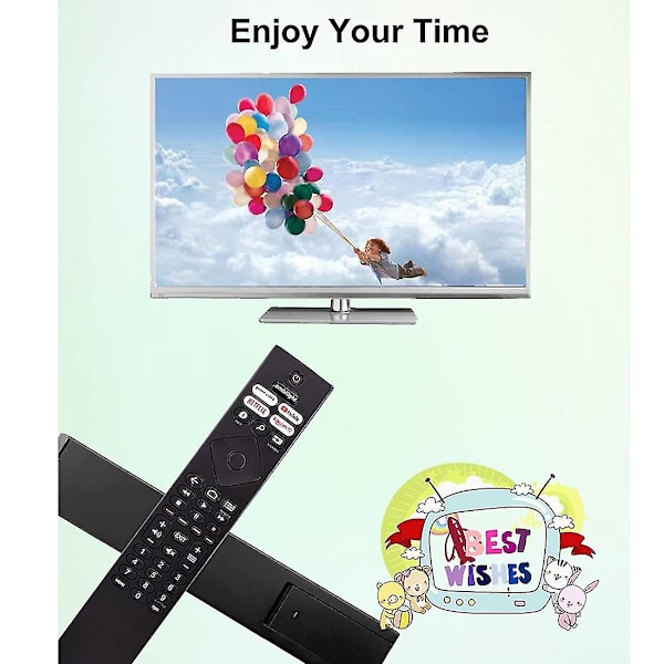 Korvaava kaukosäädin Philips Ambilight 4k Ultra Hdr Oled Android Smart TV:lle 398gr10bephn0041bc Brc0984501/01