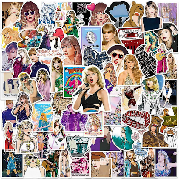Taylor Swift - klistremerker 100 stk/pakke for voksne tenåringer barn gutter jenter, Wa{HH}