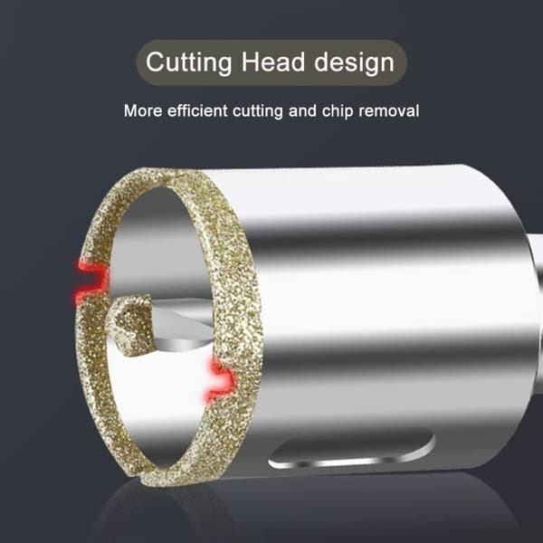100 mm diamant hullsag med sentreringsbor, flishullsag a{hw}