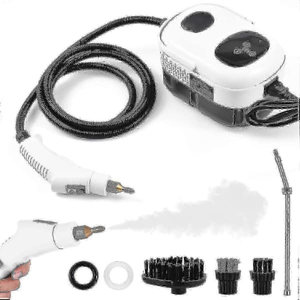 Damprenser 2500W højtryk til dybderengøring 1100ml 3 bar White AU Plug