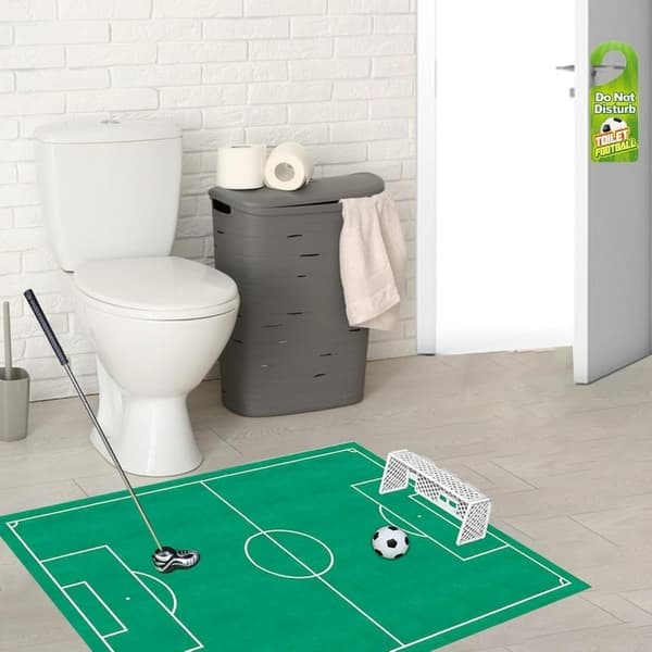 Toalettfotbollsgolf - Roligt badrumsspel för män 5pcs combination pack