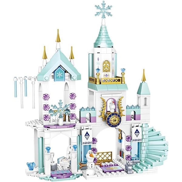 Doyomtoy Prinsesse Anna Elsa Slott Byggesett for Jenter Kreativ Gave til 6 7 8 9 10 11 12 År Gamle Barn