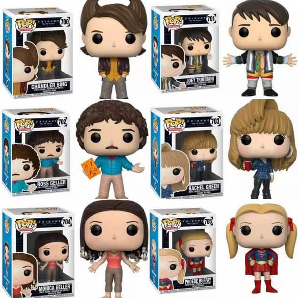 Friends TV-show actionfigurer – samleobjekt figur sæt*Chandlerbin 700#* Chandlerbin 700#