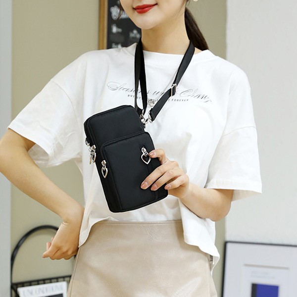 Pieni crossbody-lompakkopuhelinlaukku naisille, mini crossbody -käsilaukku
