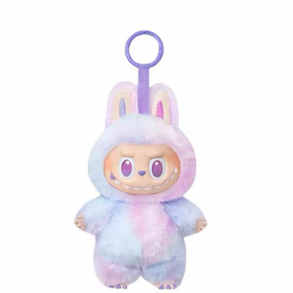 Pop Mart Labubu The Monsters 3.0 – Spændende Macaron Plys Nøglering Serie (1 Æske, 15 cm){f208}