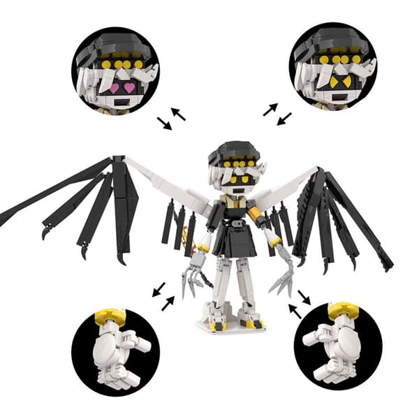 V Robot Monteringsfigur Modell – Sci-Fi Stil Byggeleke *V robot 363 deler* V robot 363pcs
