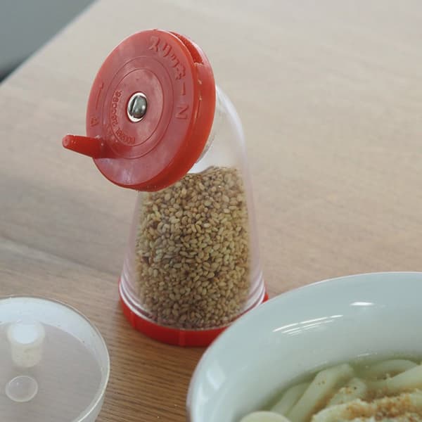 Handdriven sesamkvarn manuell kvarn med lock sesamfrökvarn i japansk stil