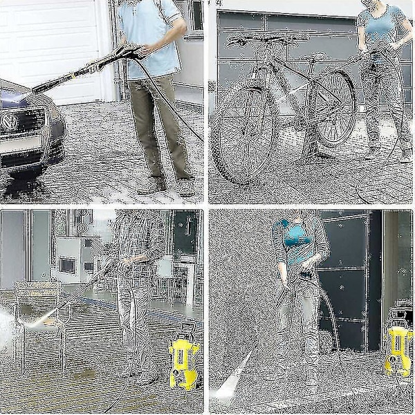 10m udskiftningsslange til højtryksrenser til Karcher K-serie K2, K3, K4, K5, K7, kliktype hurtigkobling (10)