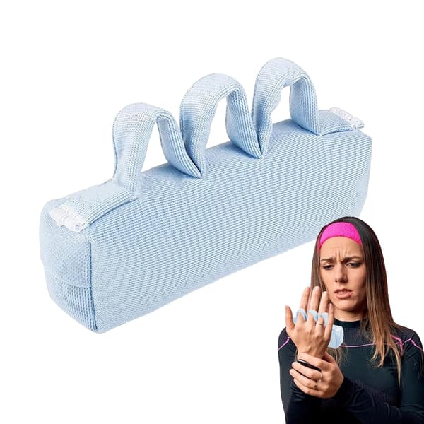 Ergonomisk handgreppsdyna med handflatsstöd och andningsbart tyg för handträning