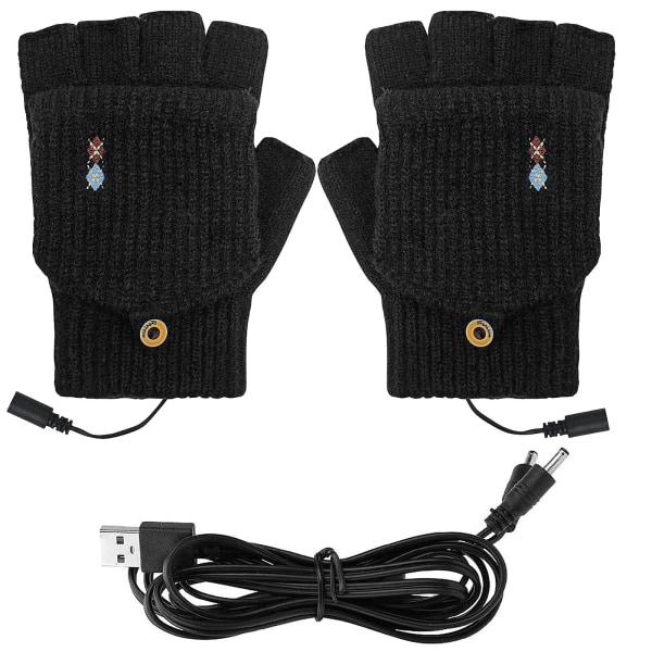 Unisex USB Heated Gloves, Cover Knit Gloves