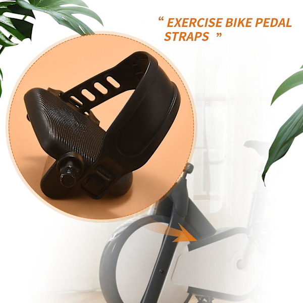1 par sykkelpedaler for trimsykkel, utvidet, med pedaler for trimsykkel, stasjonær hjemme