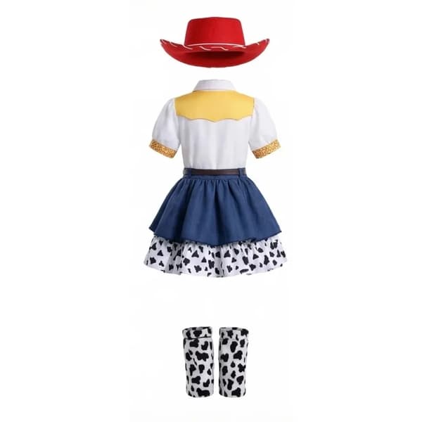 Prinsessklänning Kjol Utsökt Kostym för Jul Halloween Fest Dans Fotografering Mångsidig Performance Outfit set A 7-8T 140