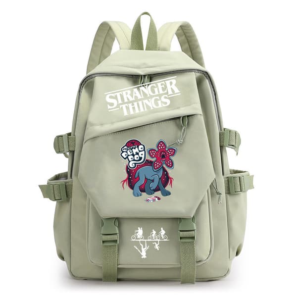 Stranger Things Ryggsäck, Skolväska med Stor Kapacitet, Avslappnad Reseryggsäck för Studenter**3 3