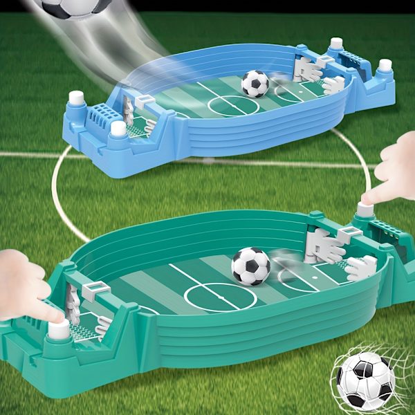 Mini bärbart bordsfotbollsspel för resor Red