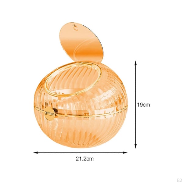 Kaffekapsel Förvaringslåda Behållare Hållbar Elegant Klar Pod Organizer Espresso{F2] violet
