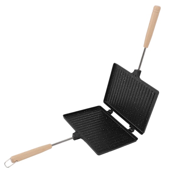 Dubbelsidigt non-stick smörgåsjärn för hemmabruk