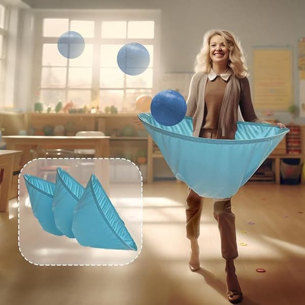 Badelegetøj Børn Brusebold Spil Spædbarn Vandleg Legetøj Sjov Badeværelsesaktivitet Gave til Børn Light Blue (26-inch)