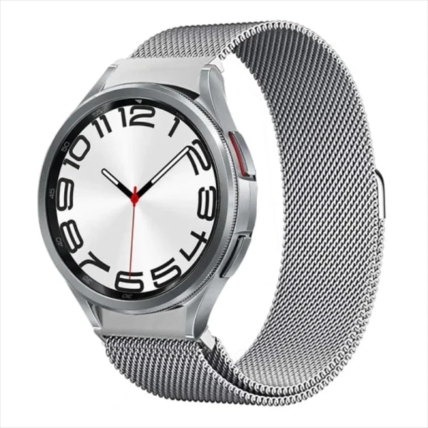 Armband för Samsung Galaxy Watch 6/5/4/Classic 47mm 43mm 40mm 44mm Milanese Loop Armband correa Galaxy Watch 5 pro 45mm rem Black