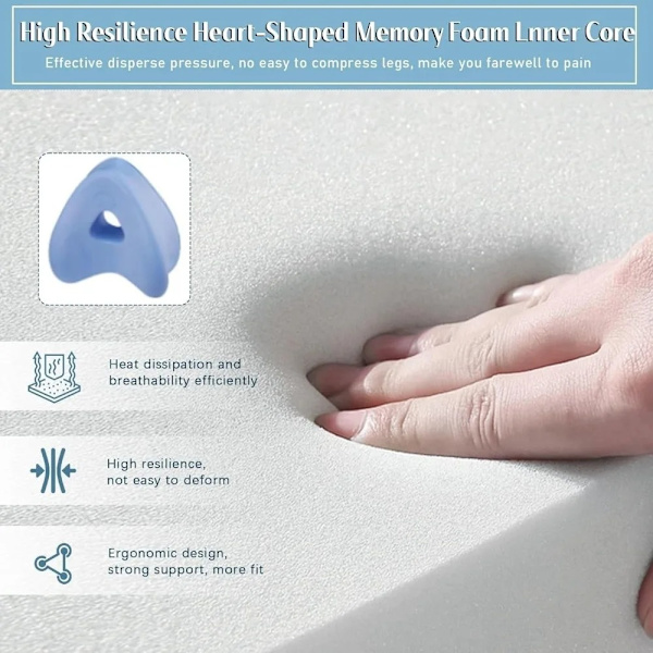 Knäkudde i Memory Foam – Ergonomisk Knäkudde{wh} 250