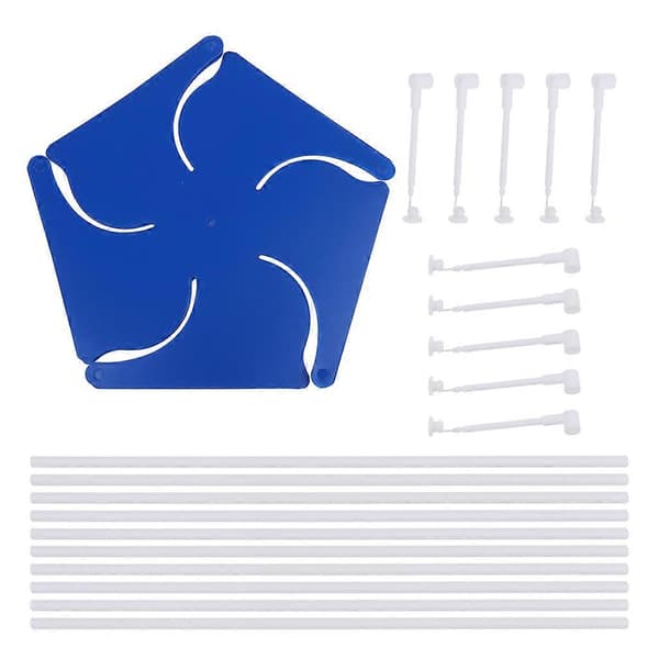 10 set väderkvarn vindsnurra trädgårdskonst dekoration utomhusleksaker DIY 2