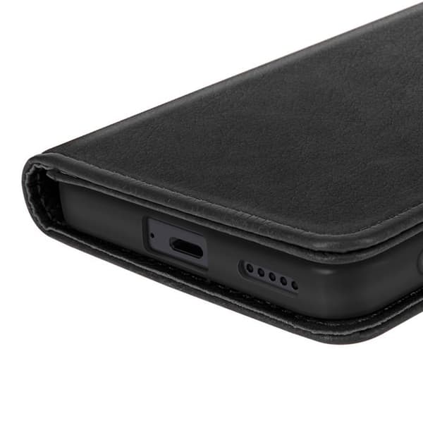 Etui Kompatibelt med Honor Magic 7 Lite Clip Wallet og Video Stand Sort{f2} Svart