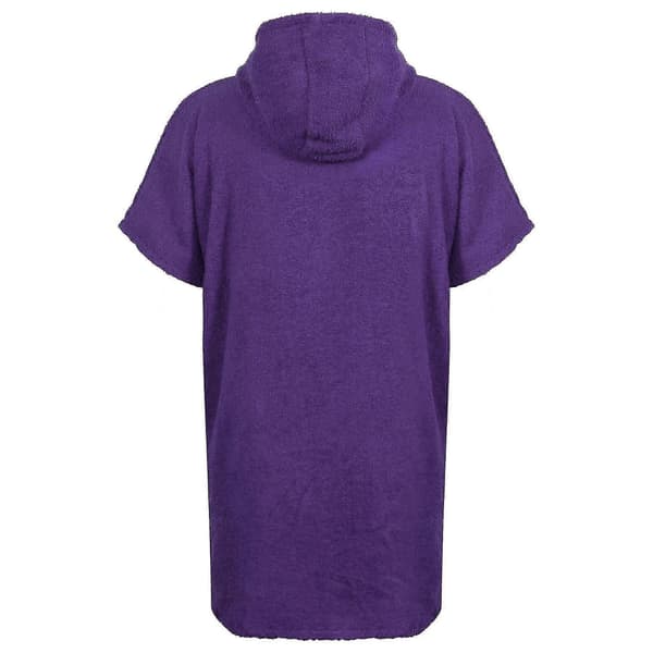 Badehåndkle med hette til barn, 100 % bomullsfrotté badekåpe for gutter og jenter 128 Purple 6-9 Years