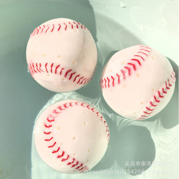 Badelegetøj Baseball Vandstråle Squishy Legetøj Børn Pool Bade Sjov Klemmelegetøj Gave til Børn